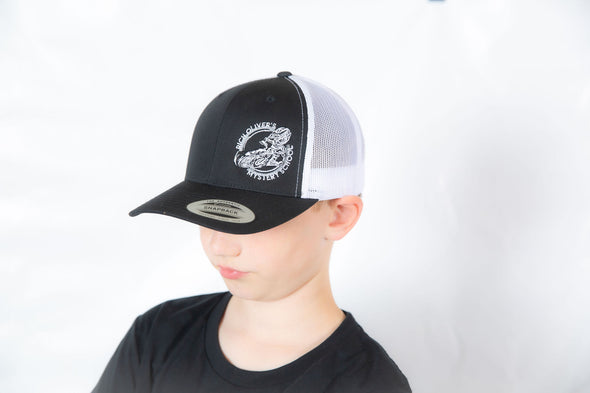ROMS Flexfit Snapback Trucker Hat - Black/White