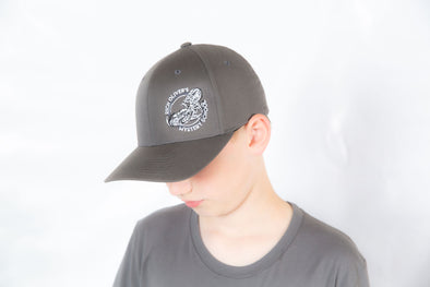 ROMS Flexfit Hat with Round logo - Black or Grey