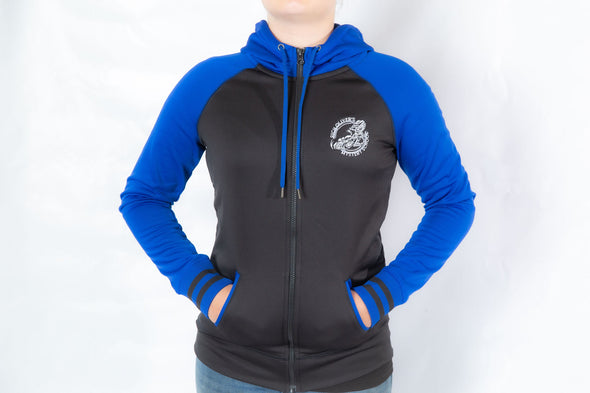 ROMS Hooded Jacket - Men's and Women's in Blue/Black and Grey/Black